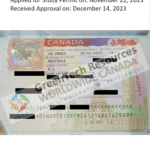 Study Visa Stamp